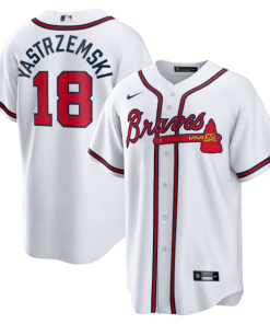 Mike Yastrzemski Atlanta Braves Nike Replica Jersey - White