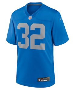 Alternative view of Brian Branch Detroit Lions Nike Alternate Game Jersey -  Blue