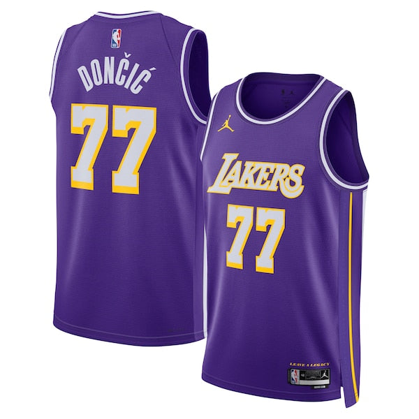 Luka Don?i? Los Angeles Lakers Jordan Brand Unisex Swingman Jersey - Statement Edition - Purple