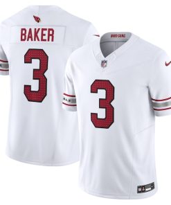 Alternative view of Budda Baker Arizona Cardinals Nike Vapor F.U.S.E. Limited Jersey - White/Cardinal