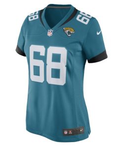 Alternative view of Brandon Scherff Jacksonville Jaguars Nike Women's Game Player Jersey - Teal