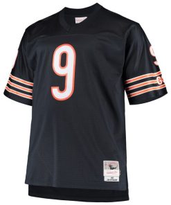 Alternative view of Jim McMahon Chicago Bears Big & Tall 1985 Retired Player Replica Jersey - Navy