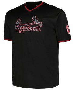 Alternative view of St. Louis Cardinals Profile Big & Tall Pop Fashion Jersey - Black