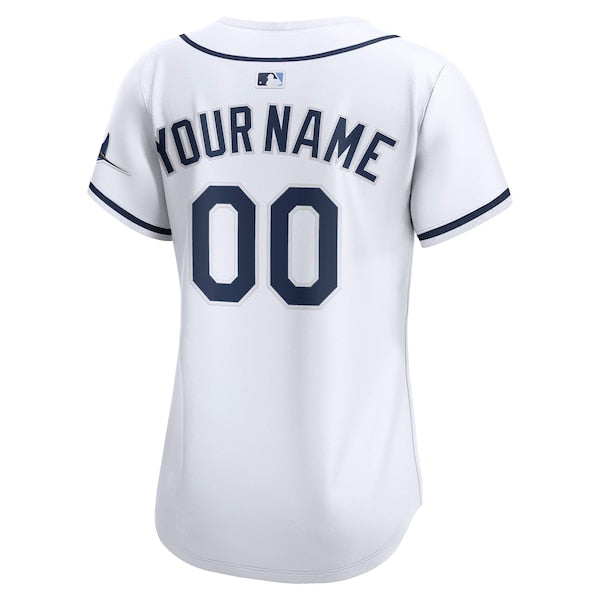 Tampa Bay Rays Nike Women's Home Limited Custom Jersey - White - Image 3