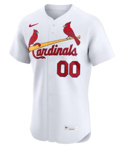 Alternative view of St. Louis Cardinals Nike Home Elite Custom Jersey - White