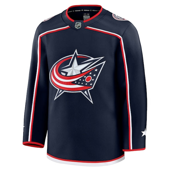 Columbus Blue Jackets Home Premium Jersey - Navy/White - Image 4