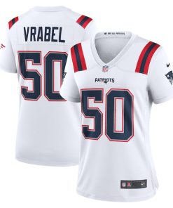 Mike Vrabel New England Patriots Nike Women's Retired Player Game Jersey - White