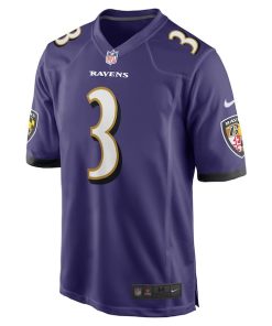Alternative view of Deonte Harty Baltimore Ravens Nike Team Game Jersey -  Purple