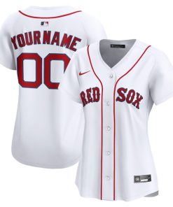 Boston Red Sox Nike Women's Home Limited Custom Jersey - White