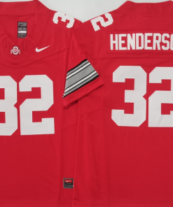 TreVeyon Henderson NCAA Ohio State Buckeyes Nike Vapor Limited Jersey