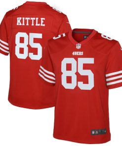 George Kittle San Francisco 49ers Nike Youth Game Jersey - Scarlet
