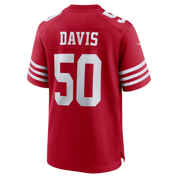 Khalil Davis San Francisco 49ers Nike Team Game Jersey - Scarlet - Image 3