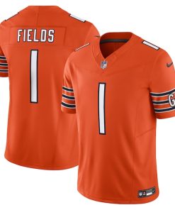 Justin Fields Chicago Bears Nike Vapor F.U.S.E. Limited Jersey - Orange