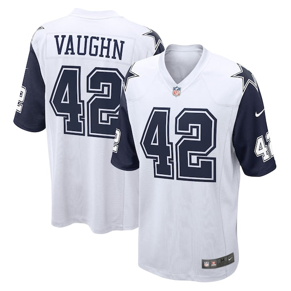 Deuce Vaughn Dallas Cowboys Nike Alternate Game Jersey - White/Navy - Image 2