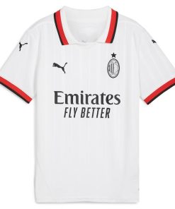 Alternative view of AC Milan Puma Youth 2024/25 Away Replica Jersey - White