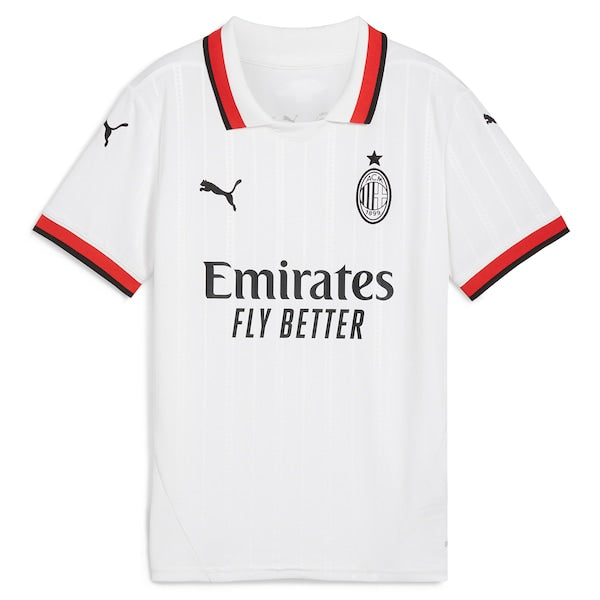 AC Milan Puma Youth 2024/25 Away Replica Jersey - White - Image 2