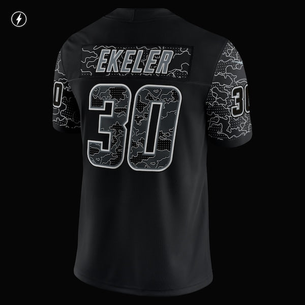 Austin Ekeler Los Angeles Chargers Nike RFLCTV Limited Jersey - Black - Image 7