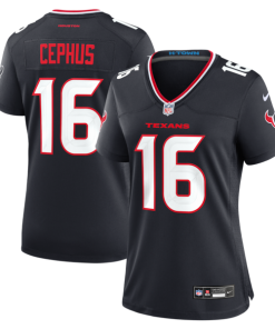 Quintez Cephus Houston Texans Nike Women's Team Game Jersey -  Navy