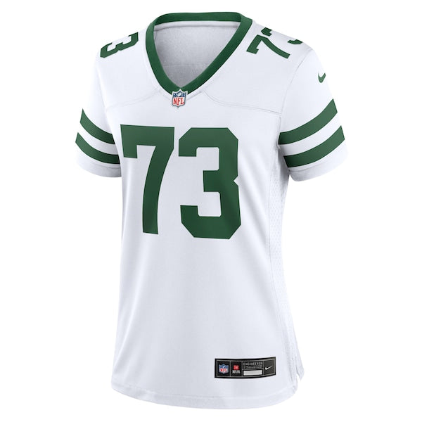 Joe Klecko New York Jets Nike Women's Legacy Retired Player Game Jersey - White/Green - Image 2