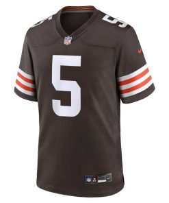 Alternative view of Rayshawn Jenkins Cleveland Browns Nike Team Game Jersey -  Brown