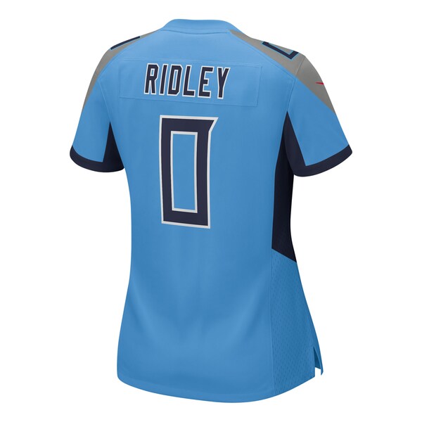 Calvin Ridley Tennessee Titans Nike Women's Team Game Jersey - Light Blue/Navy - Image 4