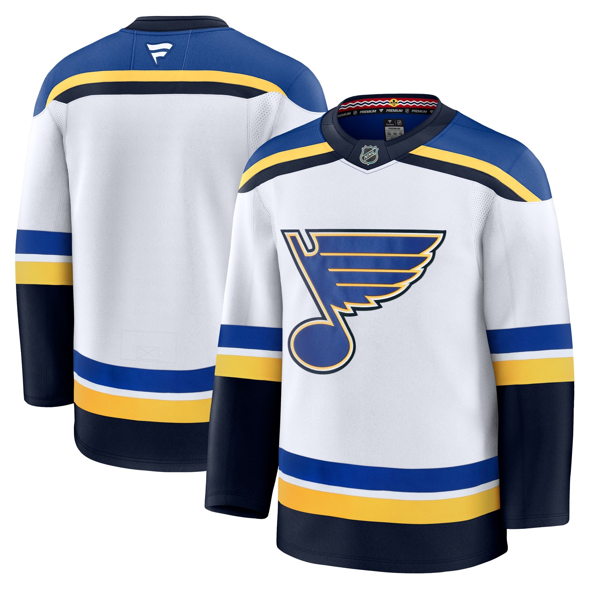 St. Louis Blues Alternate Premium Jersey - Blue/White - Image 9
