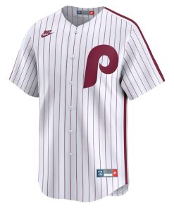 Alternative view of Philadelphia Phillies Nike Cooperstown Collection Limited Jersey - White
