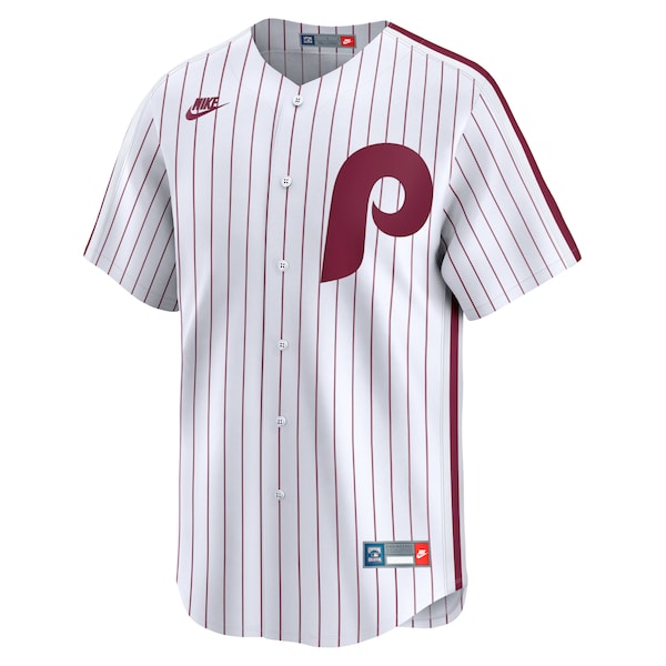 Philadelphia Phillies Nike Cooperstown Collection Limited Jersey - White - Image 2