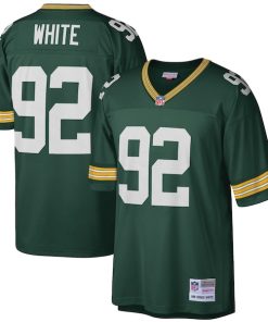 Reggie White Green Bay Packers Big & Tall 1996 Retired Player Replica Jersey - Green