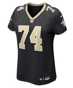 Alternative view of Xavier Truss New Orleans Saints Nike Women's Team Game Jersey -  Black