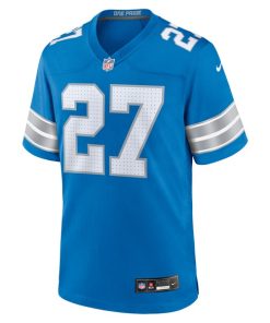 Alternative view of Arthur Maulet Detroit Lions Nike Team Game Jersey -  Blue