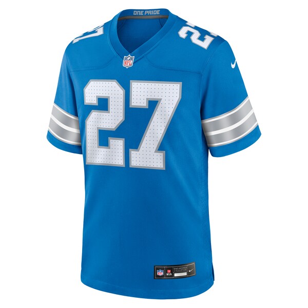 Arthur Maulet Detroit Lions Nike Team Game Jersey - Blue - Image 2