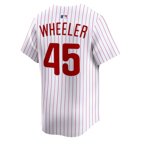 Zack Wheeler Philadelphia Phillies Nike Home Limited Player Jersey - White - Image 3
