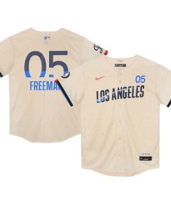 Freddie Freeman Los Angeles Dodgers Nike Preschool 2024 City Connect Limited Player Jersey - Cream