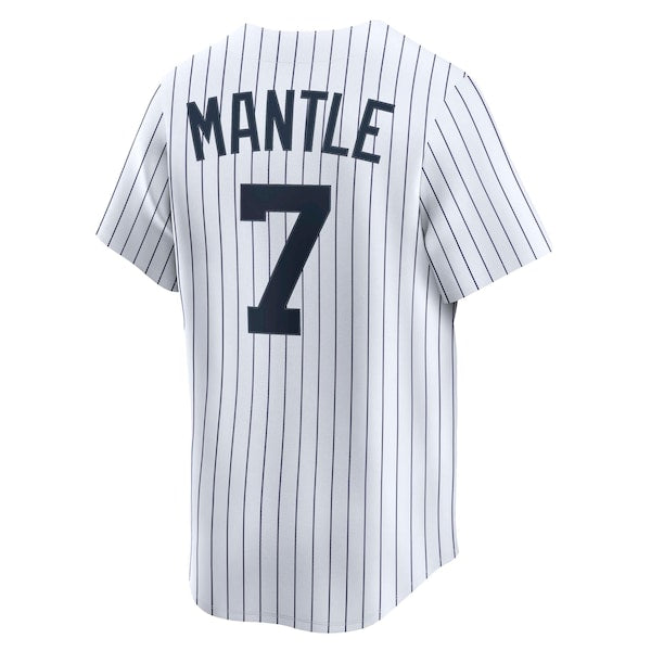 Mickey Mantle New York Yankees Nike Throwback Cooperstown Collection Limited Jersey - White - Image 3