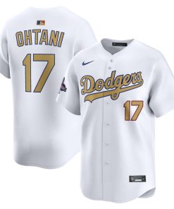Shohei Ohtani Los Angeles Dodgers Nike 2025 Gold World Series Champions Limited Jersey - White