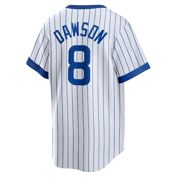Andre Dawson Chicago Cubs Nike Home Cooperstown Collection Player Jersey - White - Image 3