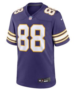 Alternative view of Alan Page Minnesota Vikings Nike Classic Retired Player Jersey - Purple