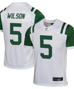 Garrett Wilson New York Jets Nike Youth Classic Alternate Game Jersey - White