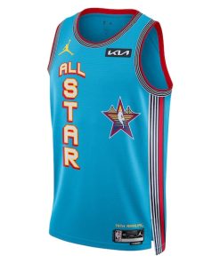 Alternative view of Jaylen Brown Nike Unisex 2025 NBA All-Star Game Swingman Player Jersey - Light Blue