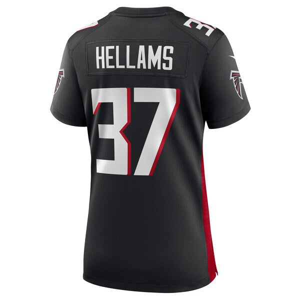 DeMarcco Hellams Atlanta Falcons Nike Women's Team Game Jersey - Black - Image 3
