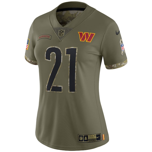 Sean Taylor Washington Commanders Nike Women's 2022 Salute To Service Retired Player Limited Jersey - Olive - Image 2