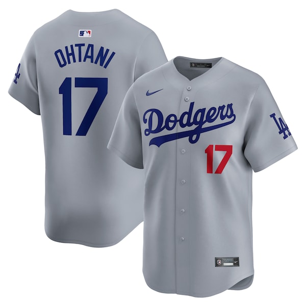 Shohei Ohtani Los Angeles Dodgers Nike Away Limited Player Jersey?ยจC Gray