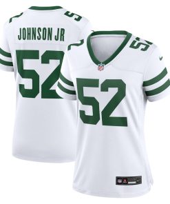 Jermaine Johnson II New York Jets Nike Women's Legacy Player Game Jersey - White