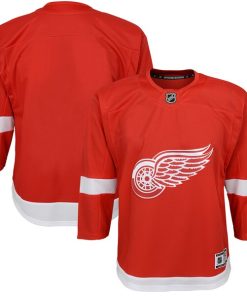 Detroit Red Wings Youth Home Blank Premier Jersey - Red