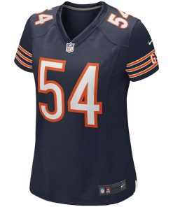 Alternative view of Brian Urlacher Chicago Bears Nike Women's Game Retired Player Jersey - Navy