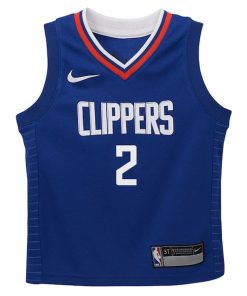Alternative view of Kawhi Leonard LA Clippers Nike Toddler Swingman Player Jersey - Icon Edition - Blue