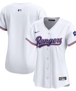 Texas Rangers Nike Women's Home Limited Jersey - White