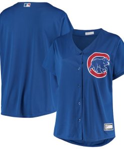 Chicago Cubs Women's Plus Size Sanitized Replica Team Jersey - Royal