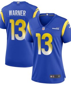 Kurt Warner Los Angeles Rams Nike Women's Game Retired Player Jersey - Royal